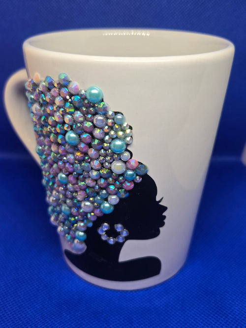 Bling Rhinestone Mug – Handmade Sparkle Coffee Cup (Custom Style)